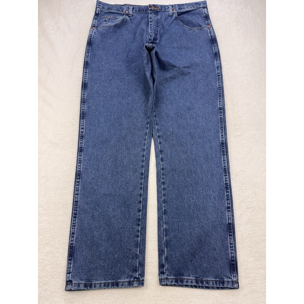 Wrangler‎ Jeans Men 37x32 Blue Cowboy Cut Western 31MWZGK
